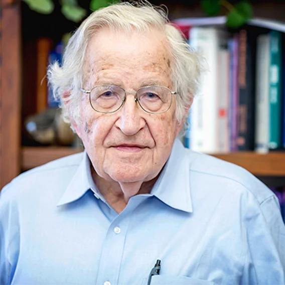Ritratto di Noam Chomsky